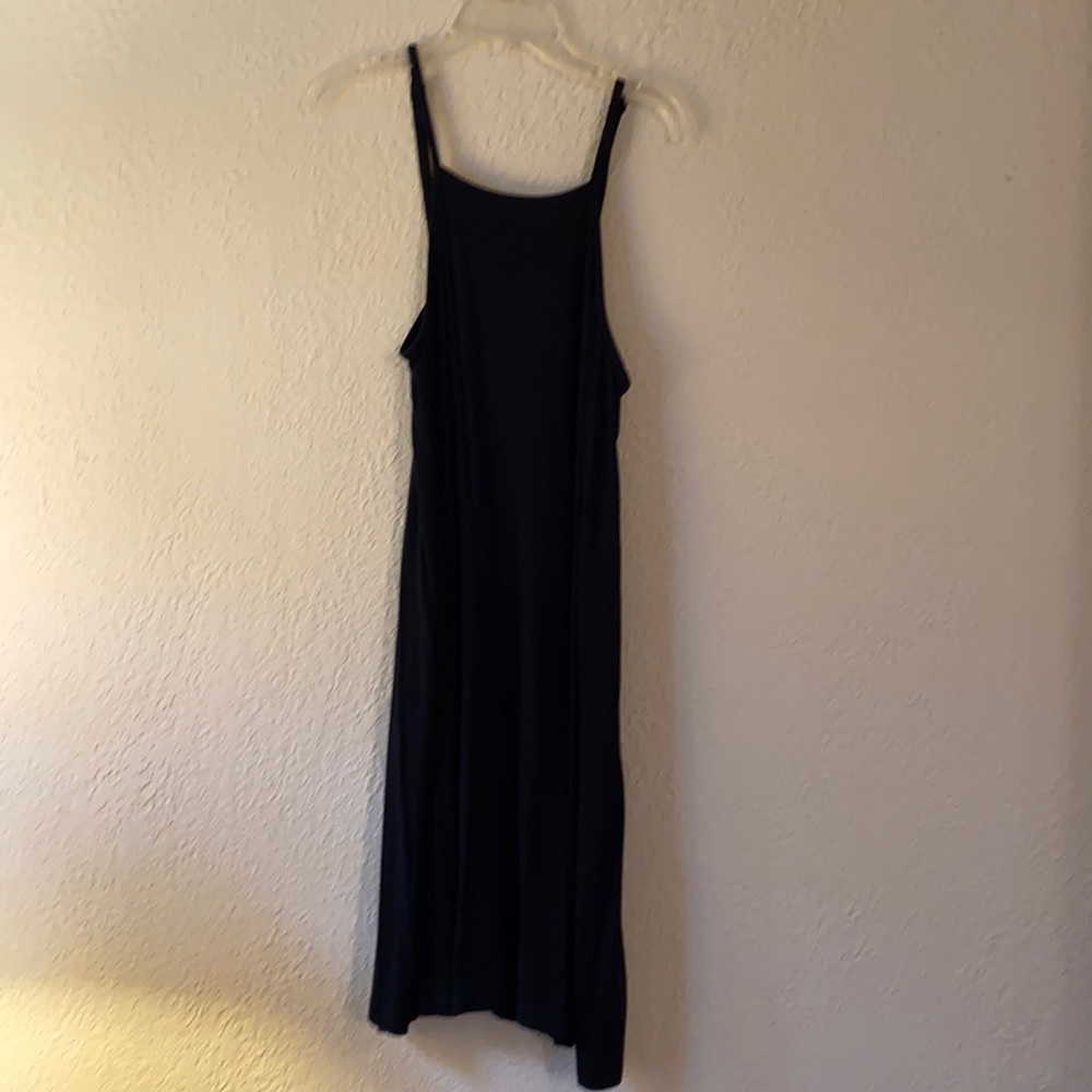 Black cotton dress